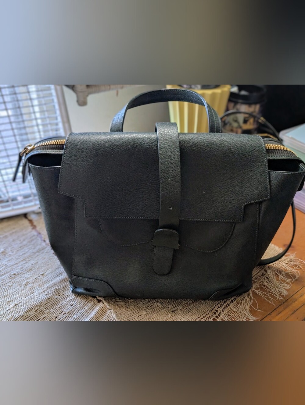 Senreve Maestra Bag in Forrest Green